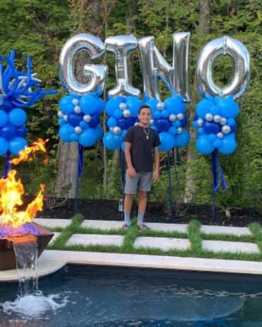 Gino Gorga at his birthday party. 
